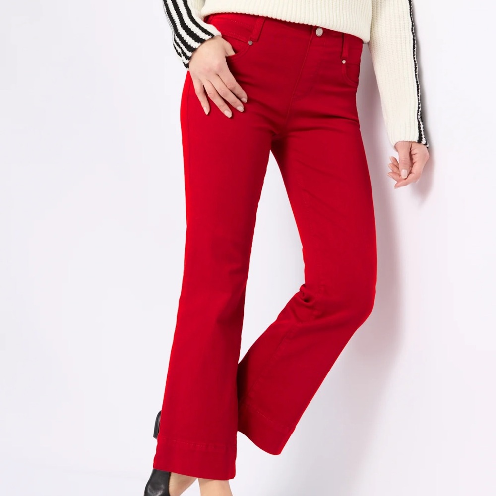Liverpool Jeans Company Red Ankle & Cropped Jeans